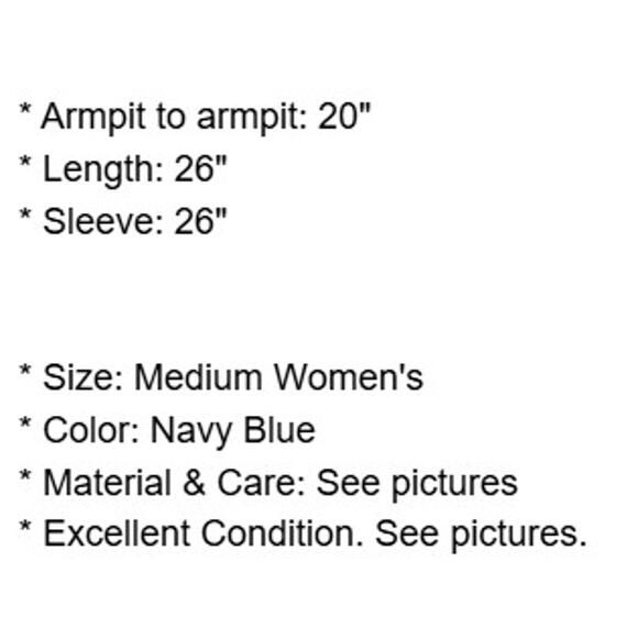 Lulus Top Womens Medium Navy Blue Lace Yoke Crepe Blouse Pullover Romantic - Picture 4 of 15